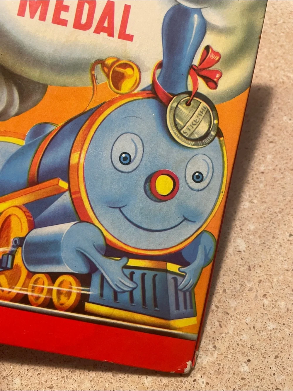 The Little Train That Won a Medal - Blue Kids Book by
